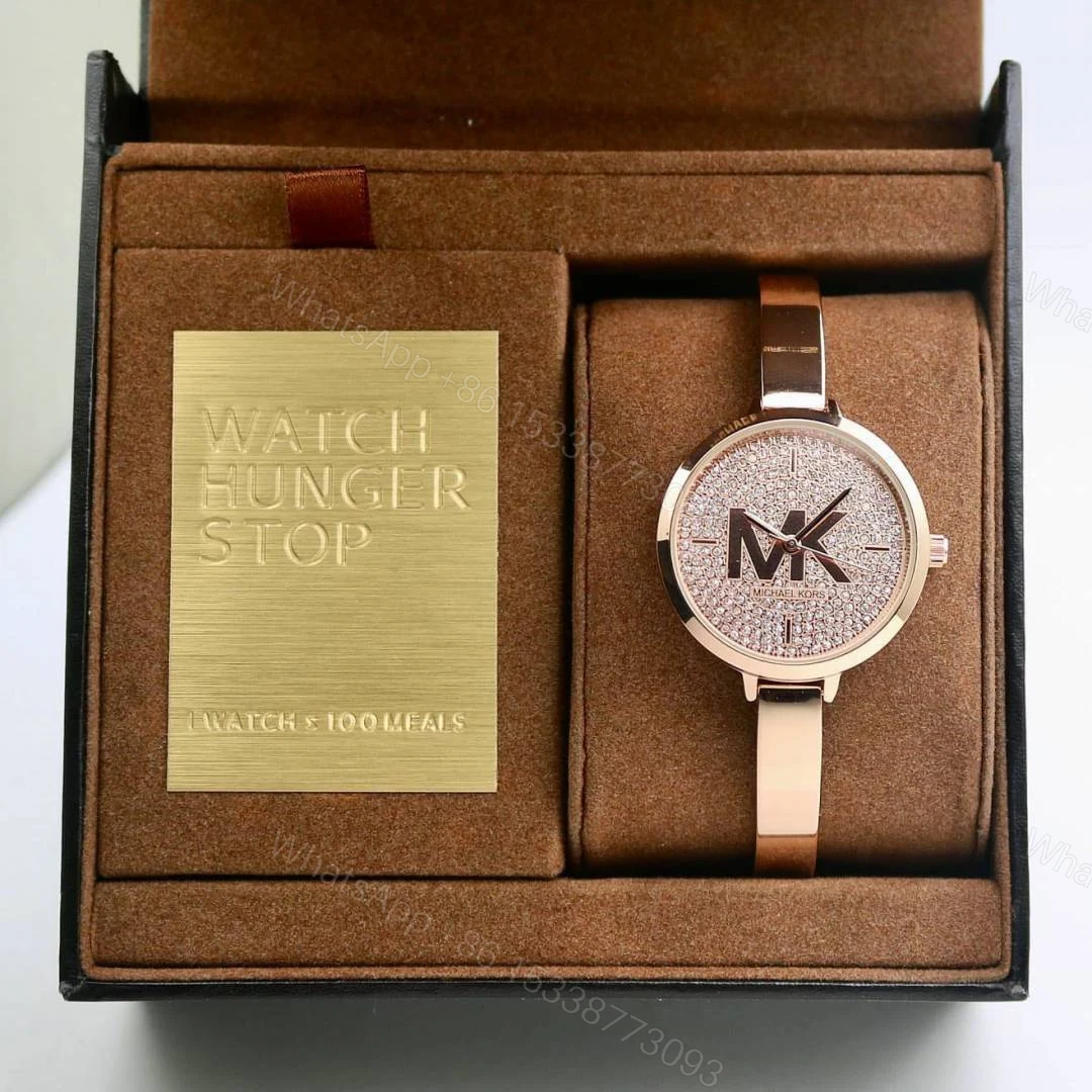 First Copy Michael Kors Charley Pave Copper Watch For Women — view 1