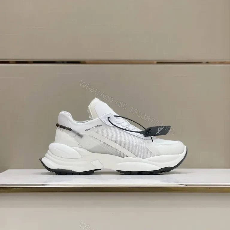 View 9 of Louis Vuitton White Leather Runner: Luxe Everyday Sneaker