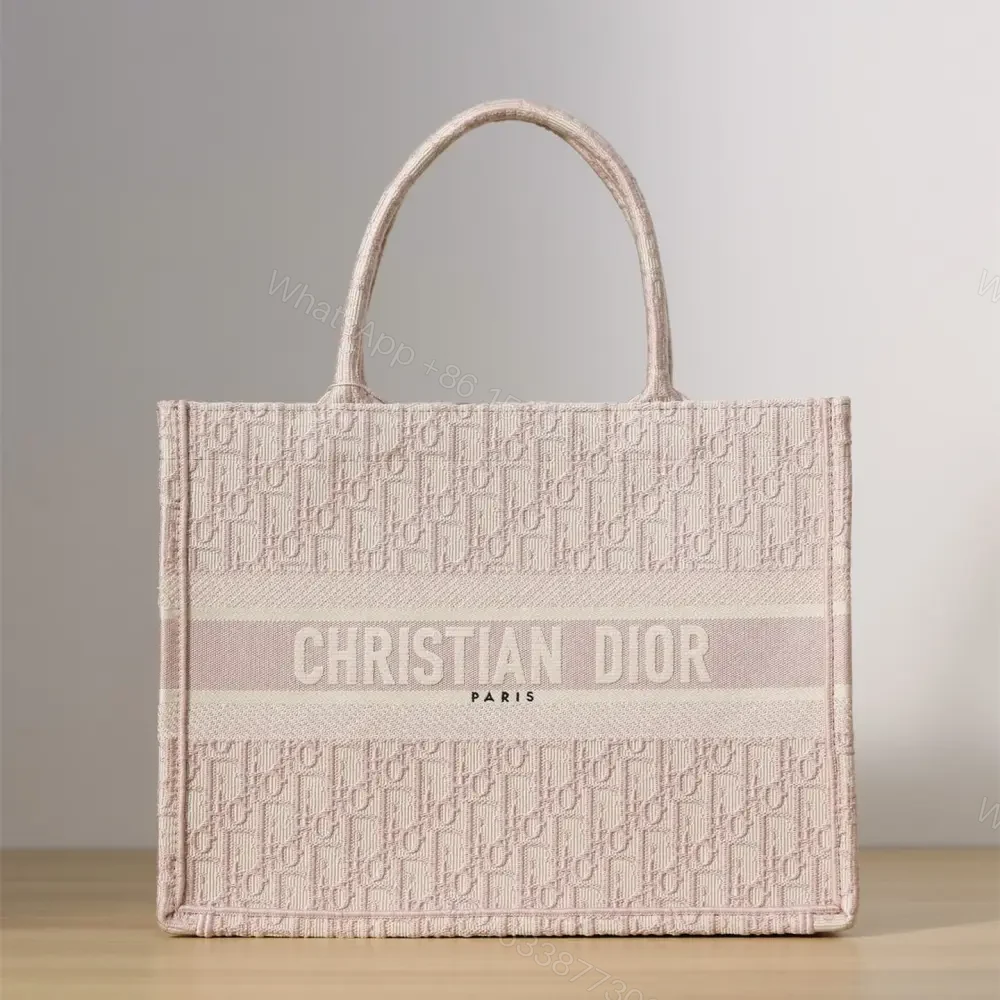 高仿Dior*BookTote系列Oblique印花粉色M免檢版 — view 1