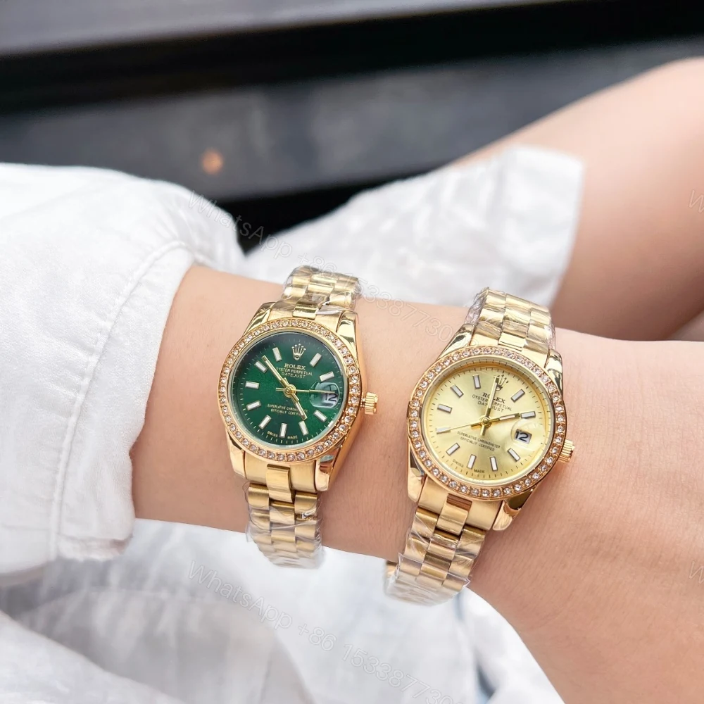 View 3 of Rolex Lady Datejust Green Dial Yellow Gold 28Mm