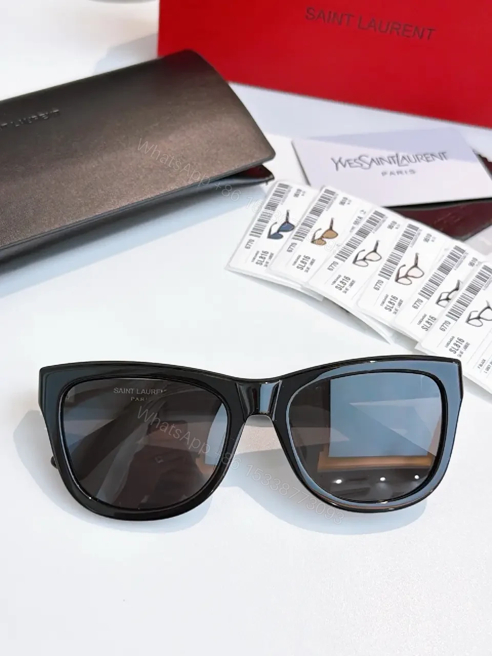 View 9 of Oversized Cat-Eye Sunglasses: Gradient UV 100% Protection