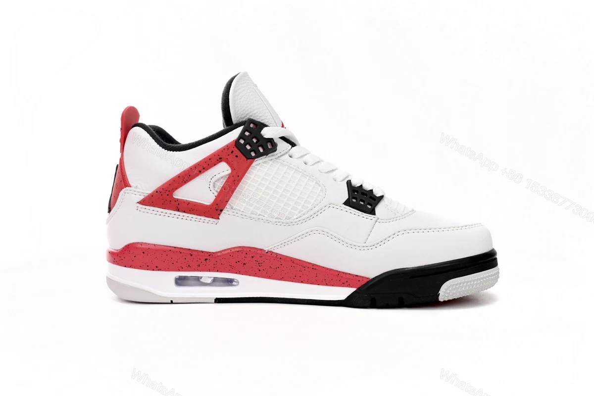 View 5 of Air Jordan 4 Retro Red Cement DH6927-161