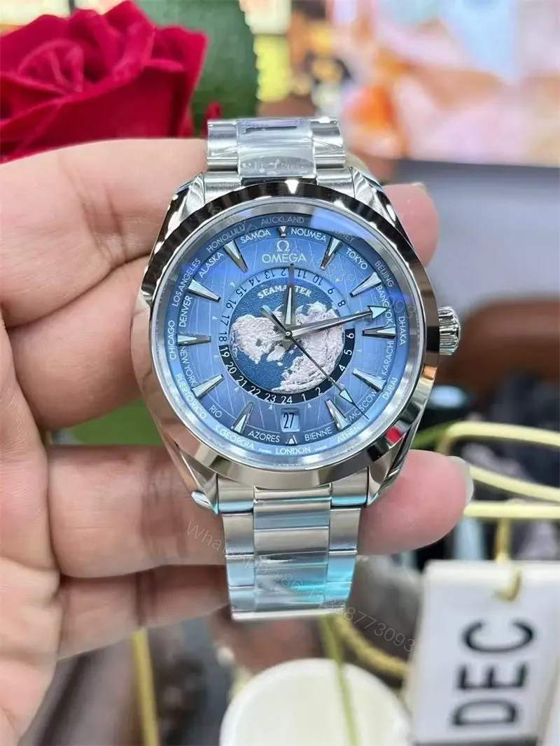 View 2 of Replica Omega Blue Seahorse Men’s Watch