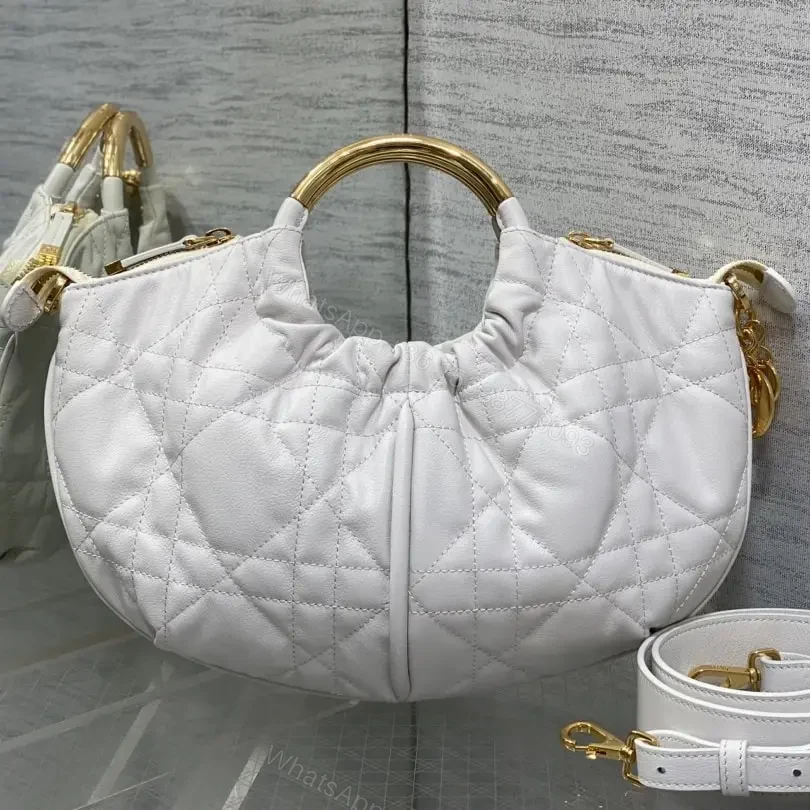 View 2 of 高仿Dior*Walk'n系列M451M030小牛皮手提單肩包白色免檢版
