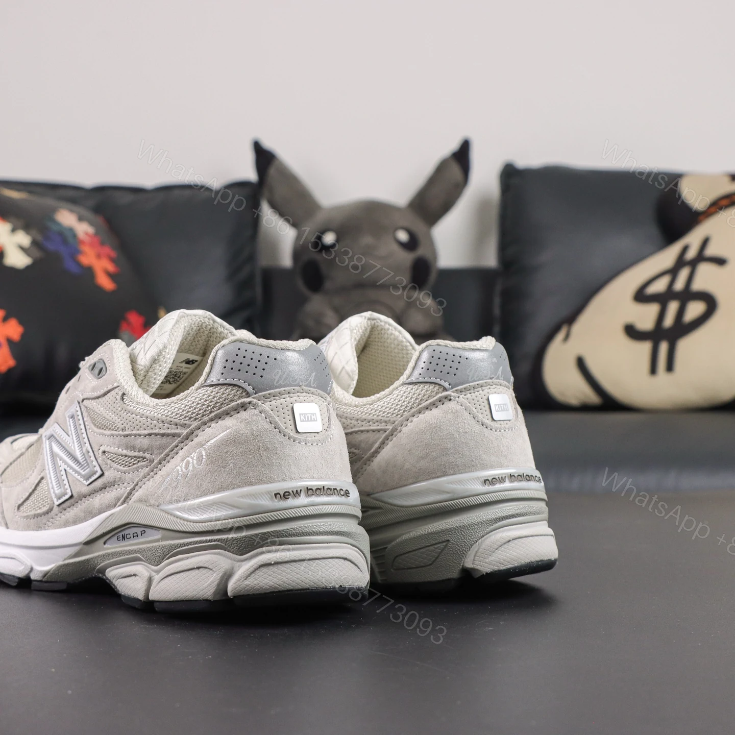 View 6 of New Balance x KITH 990v3 Cream Grey