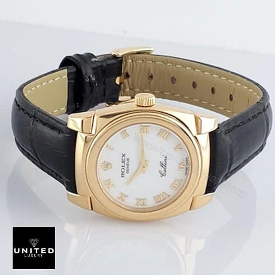 View 11 of Rolex Cellini Geneve Yellow Gold White 5320/8 Replica