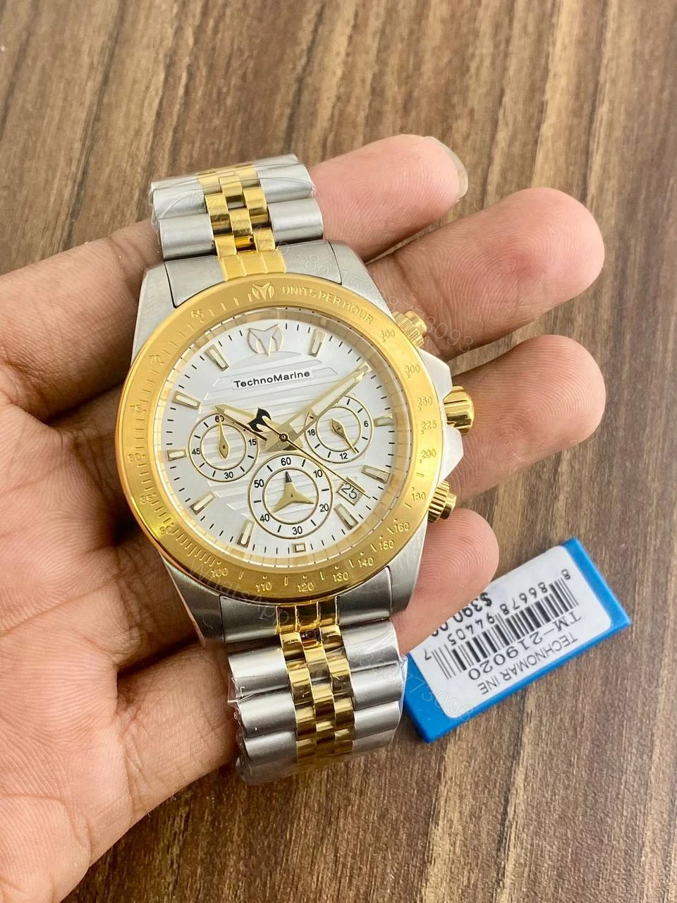 Technomarine Chronograph 42MM Silver Dial (TECHNO-219020) Quartz — view 1