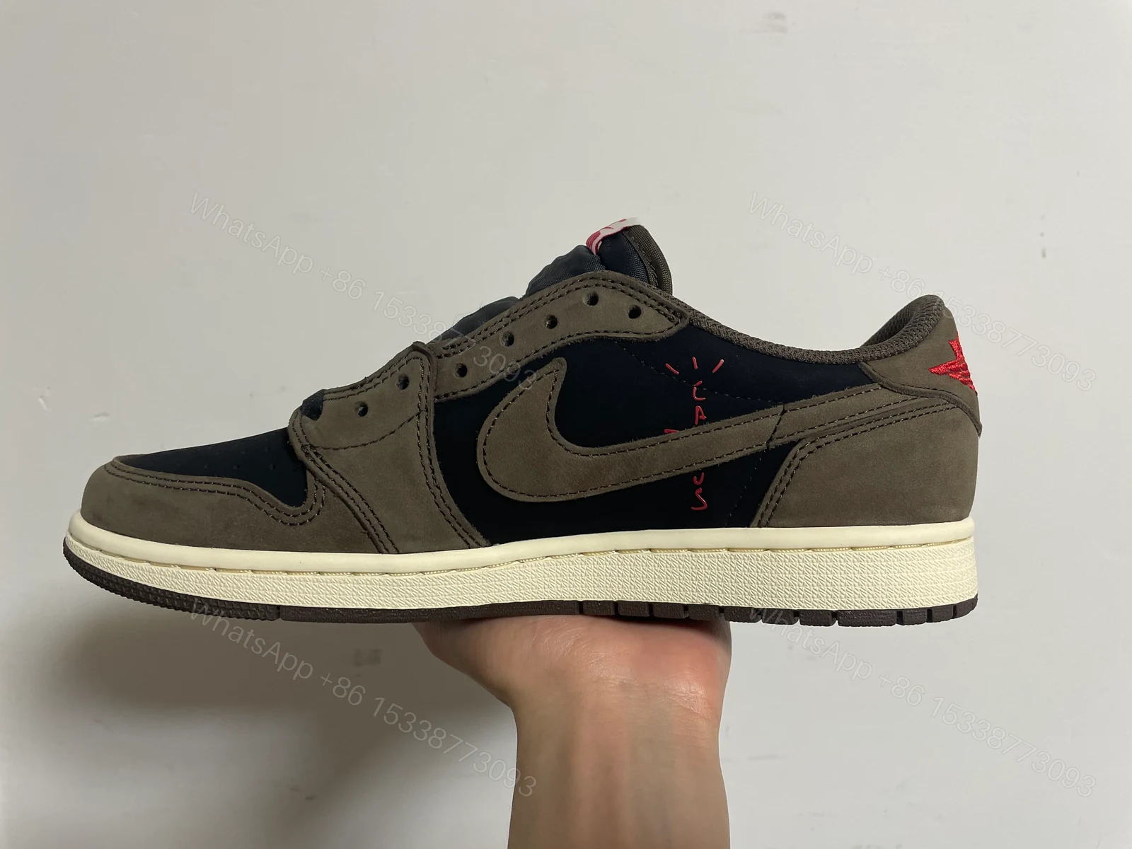 View 4 of Jordan 1 Retro Low OG SP Travis Scott Mocha