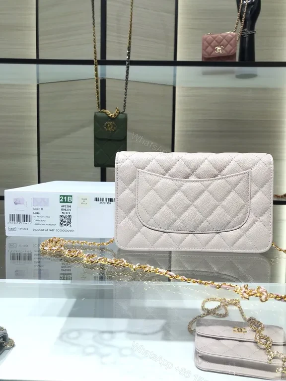 View 6 of Chanel-Inspired Quilted Flap Bag: Gold Chain Luxe
