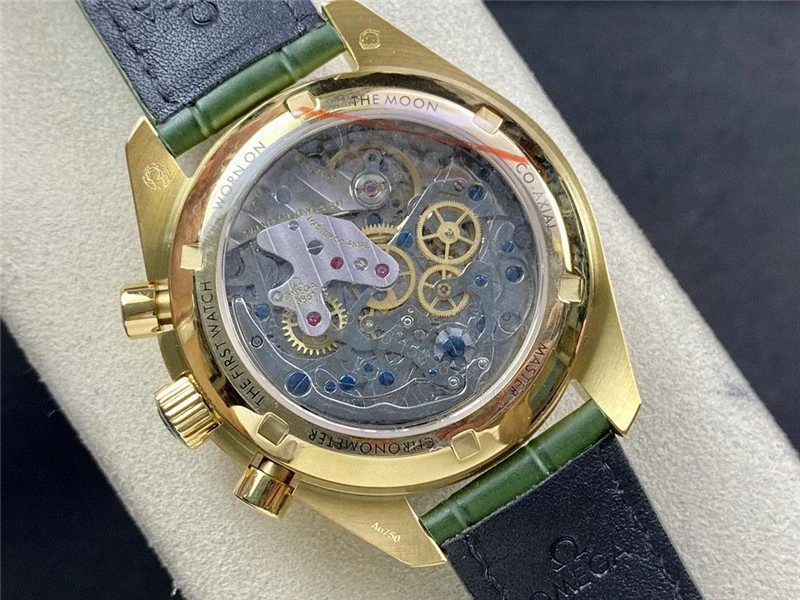 View 9 of Replica Omega Speedmaster Moonwatch Green Dial