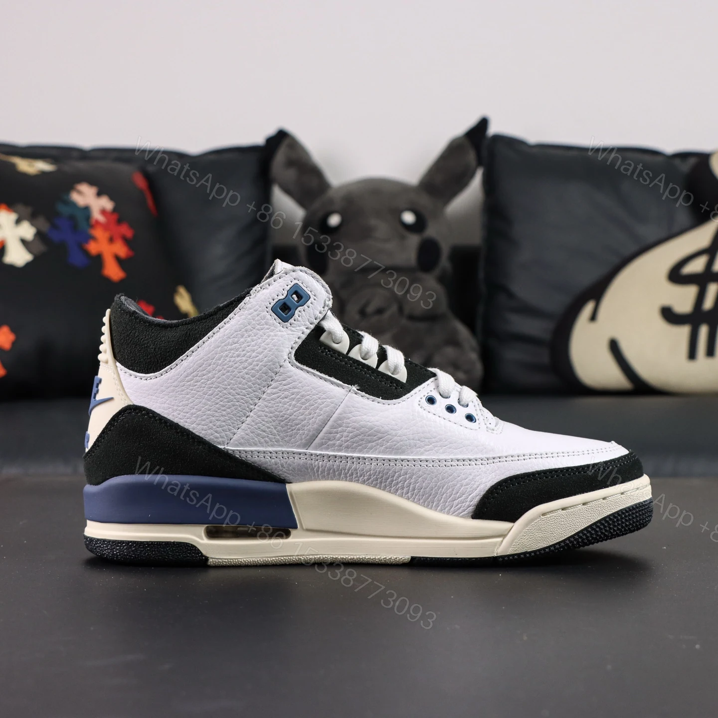 View 2 of A Ma Maniére x Jordan Air Jordan 3 “Diffused Blue”