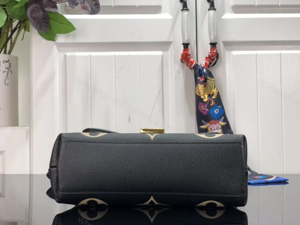 View 3 of Monogram Crossbody: Structured Luxe, All-Day Chic Bag