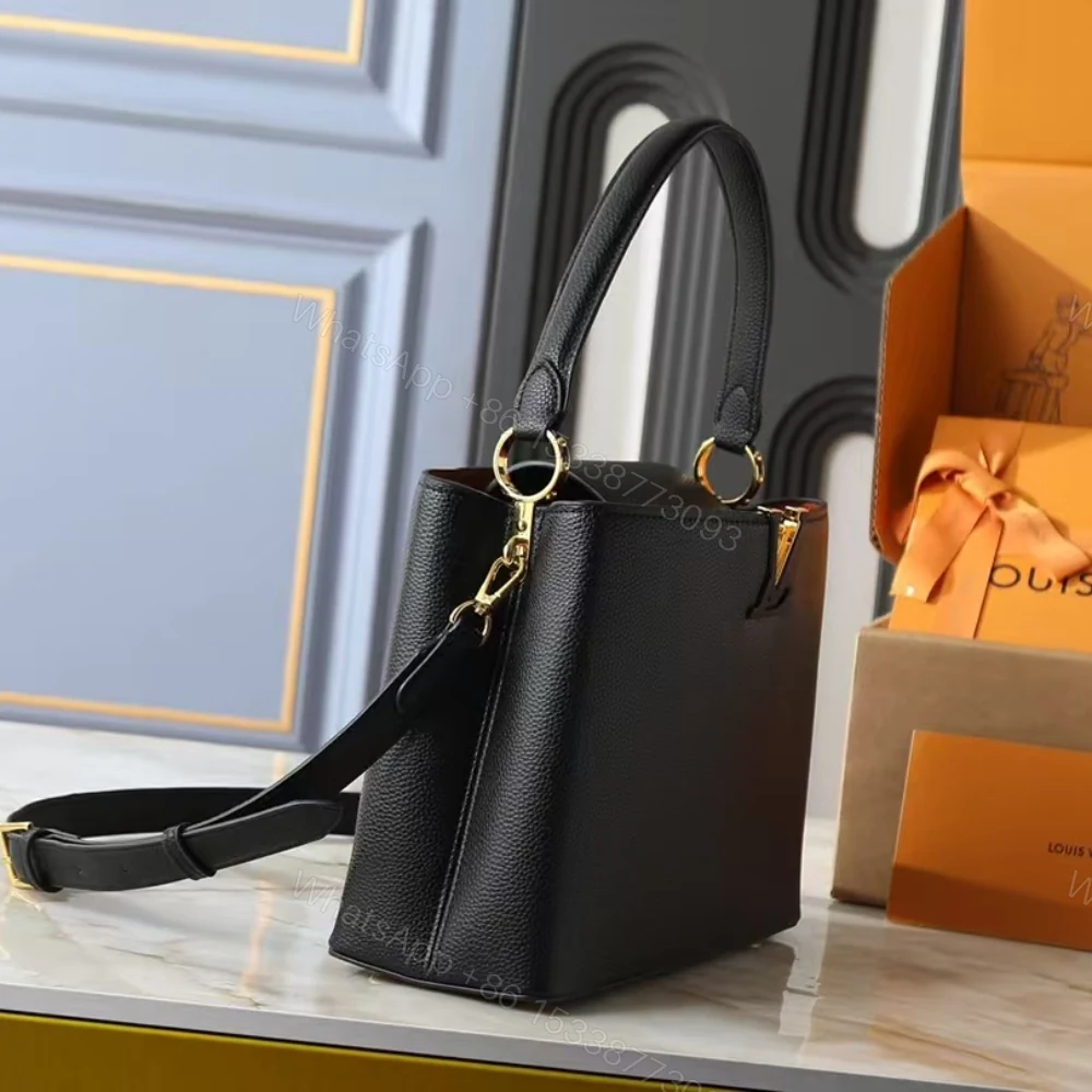 View 3 of Louis Vuitton Capucines MM Souple Black 33Cm M14370
