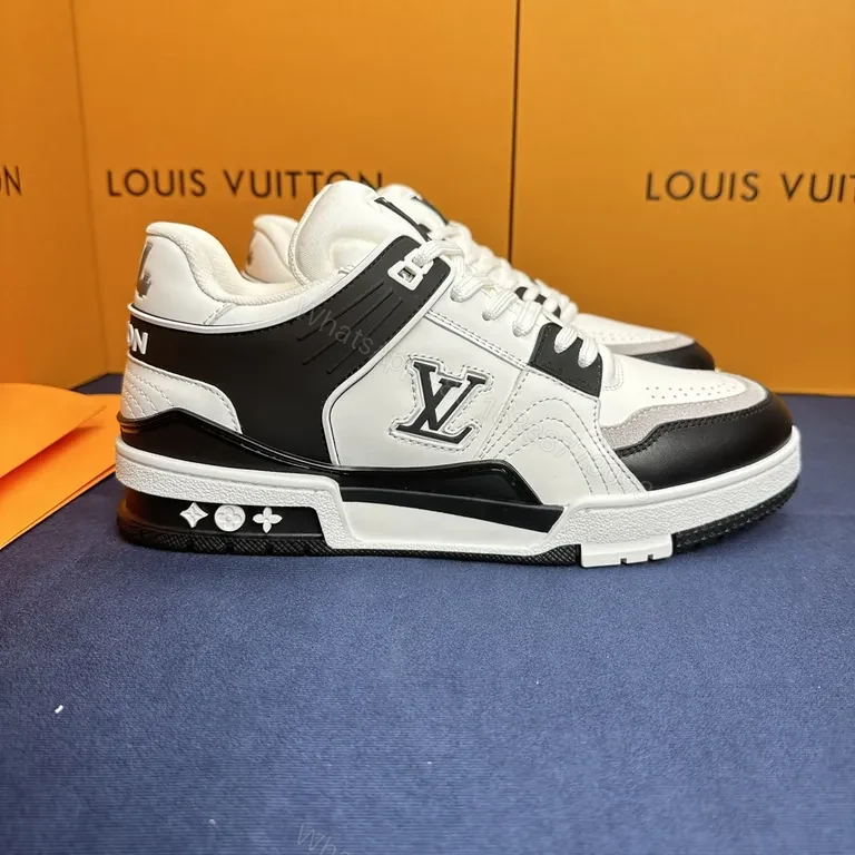 View 5 of Bold LV Contrast-Blocker High-Tops: Luxe Everyday sneakers