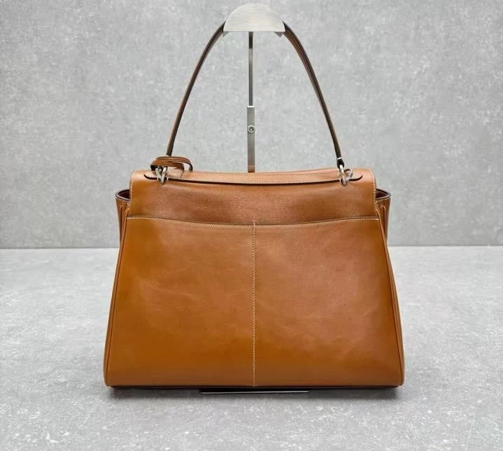 View 5 of Balenciaga Replica Rodeo Handbag Tan Cowboy Leather