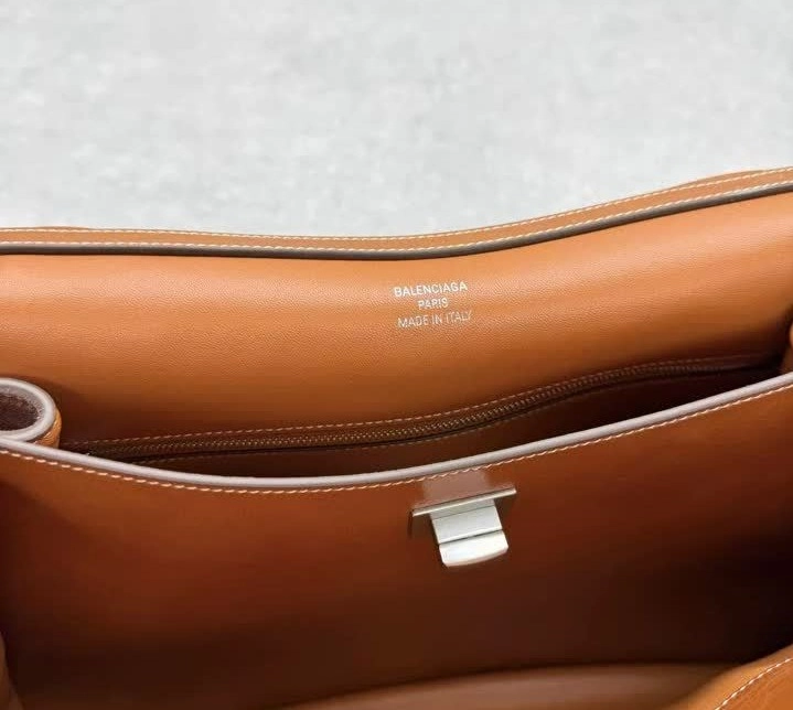 View 6 of Balenciaga Replica Rodeo Handbag Tan Cowboy Leather
