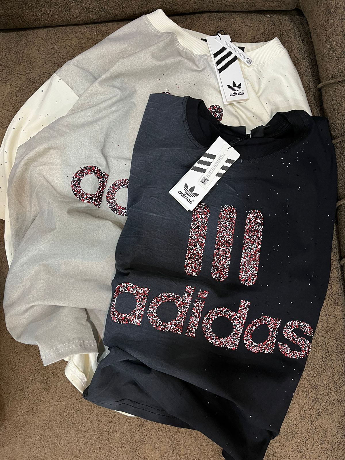 View 5 of First Copy Adidas Drop Shoulder Crew Neck T-Shirt