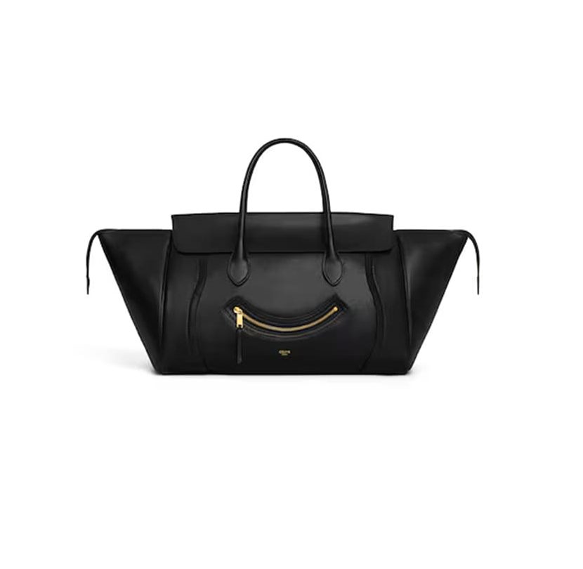 CELINE MEDIUM SMILING NEW LUGGAGE IN SUPPLE SHINY LAMBSKIN(HIGH-END GRADE) — view 1