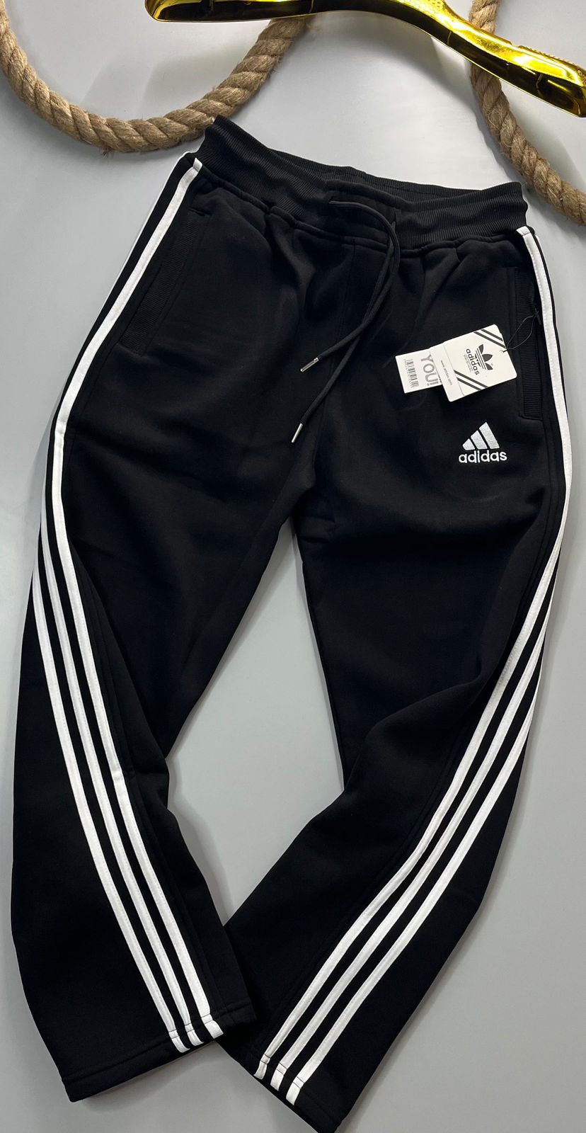 View 6 of FIRST COPY ADIDAS 3-THREAD COTTON FLEECE LOWER